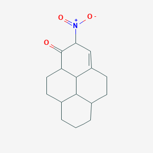 2-Nitro-4,5,5a,6,7,8,8a,9,10,10a,10b,10c-dodecahydropyren-1(2H)-one