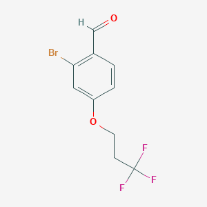 B1443783 2-Bromo-4-(3,3,3-trifluoropropoxy)benzaldehyde CAS No. 1690937-30-4
