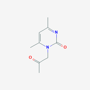 4,6-Dimethyl-1-(2-oxopropyl)pyrimidin-2(1H)-one