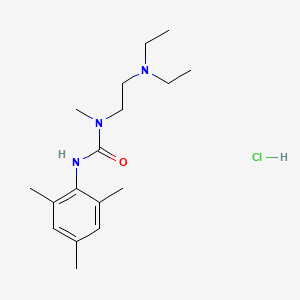 1-(2-(Diethylamino)ethyl)-3-mesityl-1-methylurea hydrochloride