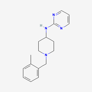 2-((1-(o-Methylbenzyl)-4-piperidyl)amino)pyrimidine