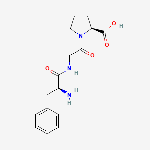 (2S)-1-[2-[[(2S)-2-amino-3-phenylpropanoyl]amino]acetyl]pyrrolidine-2-carboxylic acid