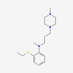 1-Methyl-4-(3-(methyl-2-ethylmercaptophenylamino)propyl)piperazine