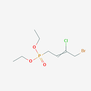 Diethyl (4-bromo-3-chlorobut-2-en-1-yl)phosphonate