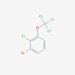 molecular formula C7H3BrCl4O B1443839 1-Bromo-2-chloro-3-(trichloromethoxy)benzene CAS No. 1417568-75-2