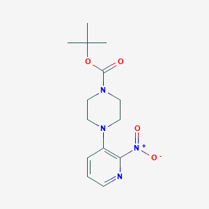 molecular formula C14H20N4O4 B1443842 tert-Butyl 4-(2-nitropyridin-3-yl)piperazine-1-carboxylate CAS No. 1779124-68-3