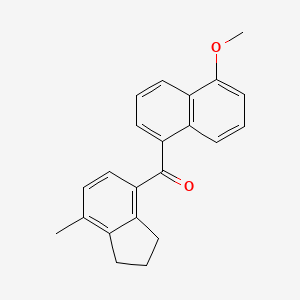 (5-Methoxynaphthalen-1-yl)(7-methyl-2,3-dihydro-1h-inden-4-yl)methanone