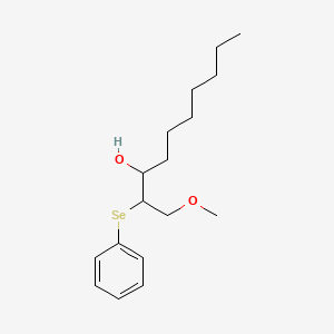 1-Methoxy-2-(phenylselanyl)decan-3-OL