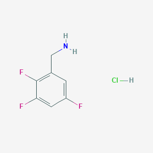 molecular formula C7H7ClF3N B1443849 (2,3,5-Trifluorophenyl)methanamine hydrochloride CAS No. 643088-06-6