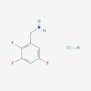 molecular formula C7H7ClF3N B1443849 Chlorhydrate de (2,3,5-trifluorophényl)méthanamine CAS No. 643088-06-6