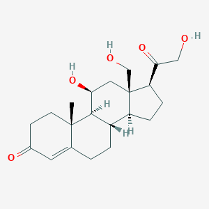 molecular formula C21H30O5 B144385 18-羟基皮质酮 CAS No. 561-65-9