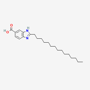 2-pentadecyl-3H-benzimidazole-5-carboxylic acid