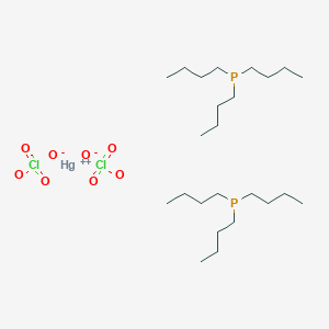 Mercury(2+);tributylphosphane;diperchlorate