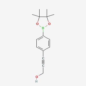 3-[4-(4,4,5,5-Tetramethyl-[1,3,2]dioxaborolan-2-yl)-phenyl]-prop-2-yn-1-ol