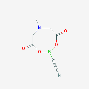 molecular formula C7H8BNO4 B1443864 2-Ethynyl-6-methyl-1,3,6,2-dioxazaborocane-4,8-dione CAS No. 1104637-53-7