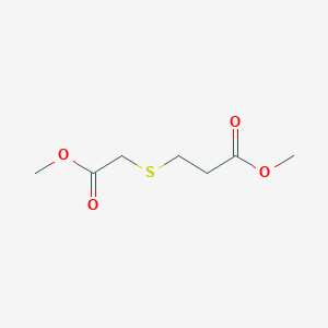 B144387 Propanoic acid, 3-[(2-methoxy-2-oxoethyl)thio]-, methyl ester CAS No. 7400-45-5
