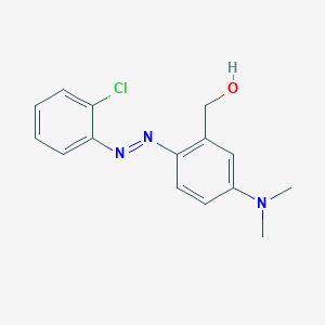 {2-[(E)-(2-Chlorophenyl)diazenyl]-5-(dimethylamino)phenyl}methanol