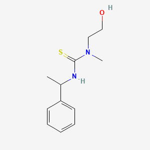 N-(2-Hydroxyethyl)-N-methyl-N'-(1-phenylethyl)thiourea