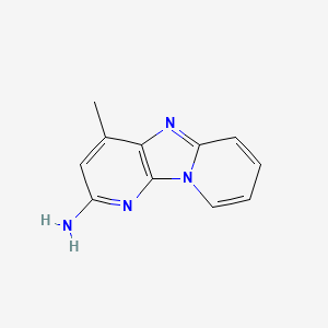 6-methyl-1,3,8-triazatricyclo[7.4.0.02,7]trideca-2(7),3,5,8,10,12-hexaen-4-amine