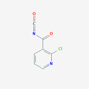 3-Pyridinecarbonyl isocyanate, 2-chloro-