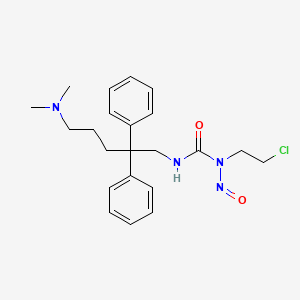 Urea, N-(2-chloroethyl)-N'-(5-(dimethylamino)-2,2-diphenylpentyl)-N-nitroso-