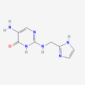 5-Amino-2-{[(1H-imidazol-2-yl)methyl]amino}pyrimidin-4(3H)-one