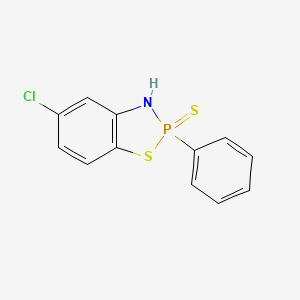 1,3,2-Benzothiazaphospholine, 5-chloro-2-phenyl-, 2-sulfide