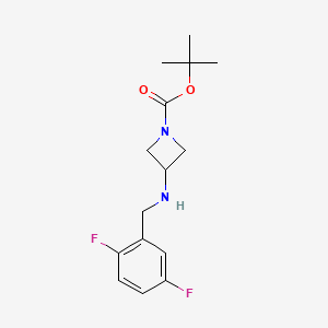 molecular formula C15H20F2N2O2 B1443905 tert-Butyl 3-((2,5-difluorobenzyl)amino)azetidine-1-carboxylate CAS No. 1488559-77-8