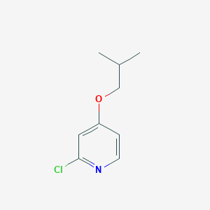 molecular formula C9H12ClNO B1443911 2-氯-4-(2-甲基丙氧基)吡啶 CAS No. 1288995-05-0
