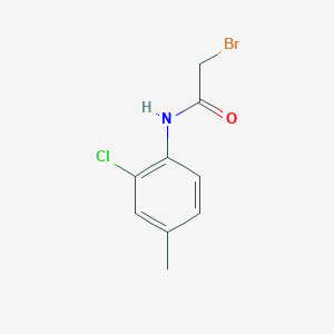 molecular formula C9H9BrClNO B1443922 2-bromo-N-(2-chloro-4-methylphenyl)acetamide CAS No. 1211441-76-7