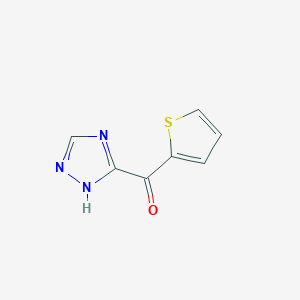 molecular formula C7H5N3OS B1443927 3-(噻吩-2-羰基)-4H-1,2,4-三唑 CAS No. 1482169-30-1