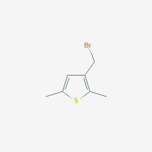 molecular formula C7H9BrS B1443933 3-(Bromomethyl)-2,5-dimethylthiophene CAS No. 1343418-75-6