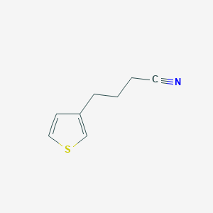 molecular formula C8H9NS B1443934 4-(Thiophen-3-yl)butanenitrile CAS No. 1339835-81-2
