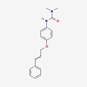 N,N-Dimethyl-N'-{4-[(3-phenylprop-2-en-1-yl)oxy]phenyl}urea