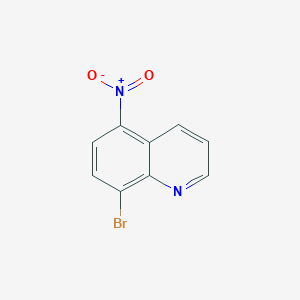 molecular formula C9H5BrN2O2 B144396 8-溴-5-硝基喹啉 CAS No. 139366-35-1