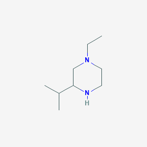 molecular formula C9H20N2 B1443979 1-エチル-3-イソプロピルピペラジン CAS No. 1248908-17-9