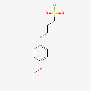3-(4-Ethoxyphenoxy)propane-1-sulfonyl chloride