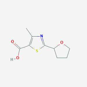 4-Methyl-2-(oxolan-2-yl)-1,3-thiazole-5-carboxylic acid