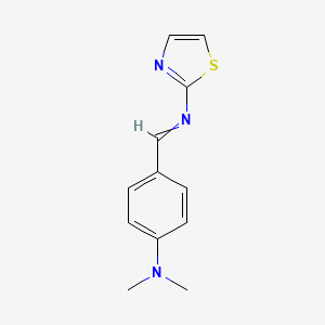 2-Thiazolamine, N-[[4-(dimethylamino)phenyl]methylene]-