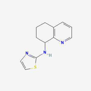 N-(1,3-thiazol-2-yl)-5,6,7,8-tetrahydroquinolin-8-amine
