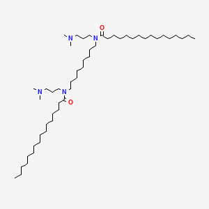 N,N'-(Nonane-1,9-diyl)bis{N-[3-(dimethylamino)propyl]hexadecanamide}