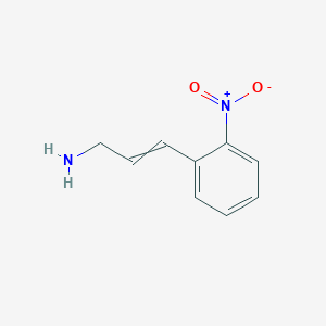 3-(2-nitrophenyl)prop-2-en-1-amine