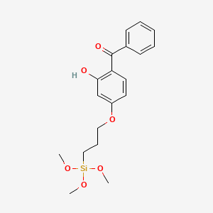 {2-Hydroxy-4-[3-(trimethoxysilyl)propoxy]phenyl}(phenyl)methanone