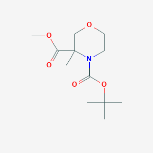 Methyl N-Boc-3-methylmorpholine-3-carboxylate