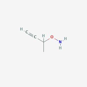 molecular formula C4H7NO B14440632 O-But-3-yn-2-ylhydroxylamine CAS No. 74939-75-6