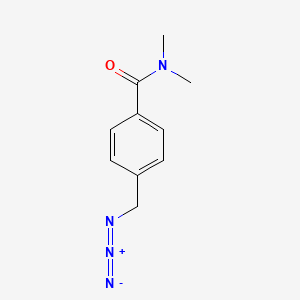 molecular formula C10H12N4O B1444066 4-(azidomethyl)-N,N-dimethylbenzamide CAS No. 1394306-57-0