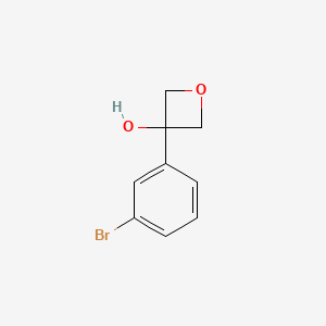 molecular formula C9H9BrO2 B1444068 3-(3-Bromophenyl)oxetan-3-OL CAS No. 1379811-98-9