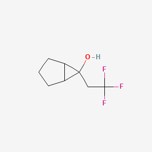 molecular formula C8H11F3O B1444069 6-(2,2,2-Trifluoroethyl)bicyclo[3.1.0]hexan-6-ol CAS No. 1427380-70-8