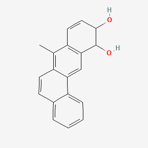 molecular formula C19H16O2 B14440699 Benz(a)anthracene-10,11-diol, 10,11-dihydro-7-methyl- CAS No. 78996-81-3