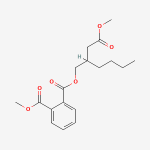 1,2-Benzenedicarboxylic acid, 2-(2-methoxy-2-oxoethyl)hexyl methyl ester